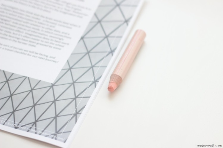 Pink crayon