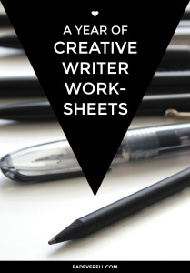 A Year of Creative Writer Worksheets