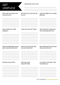 writing worksheet
