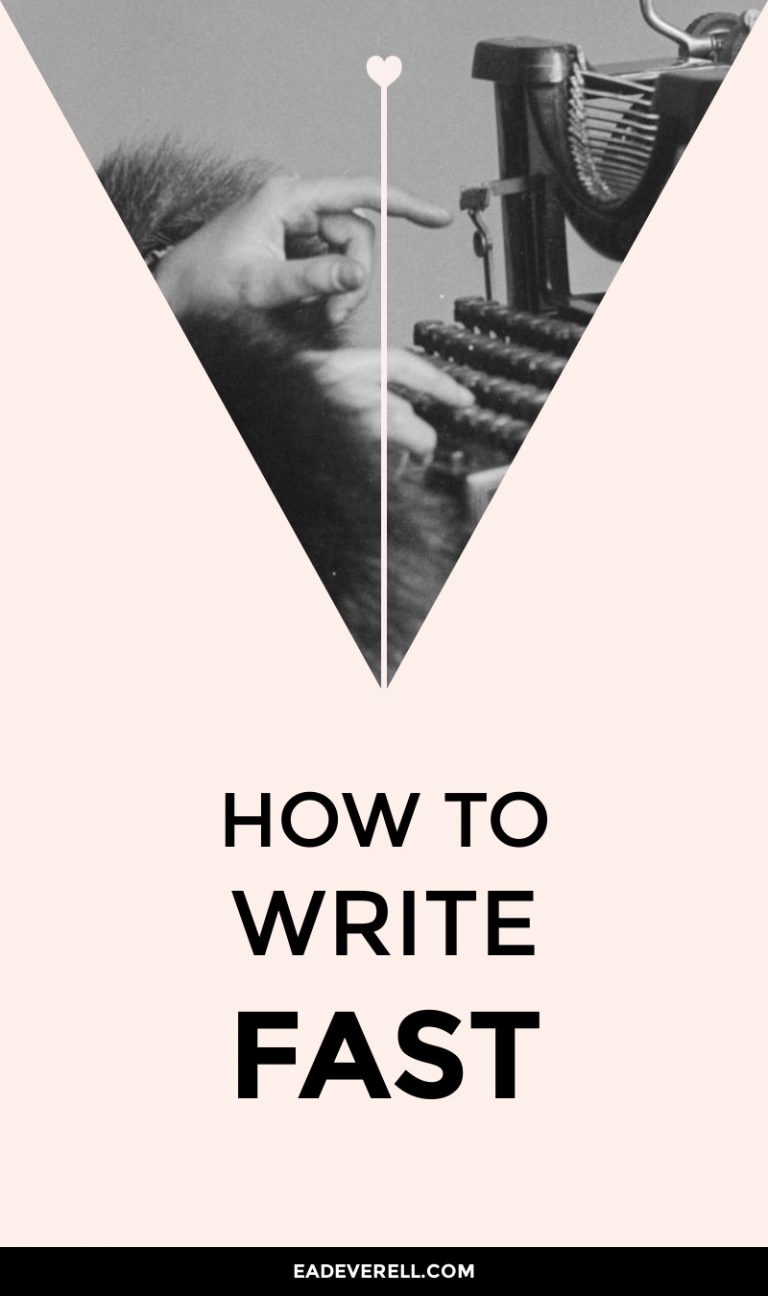 How to Write Your Fastest Story Ever