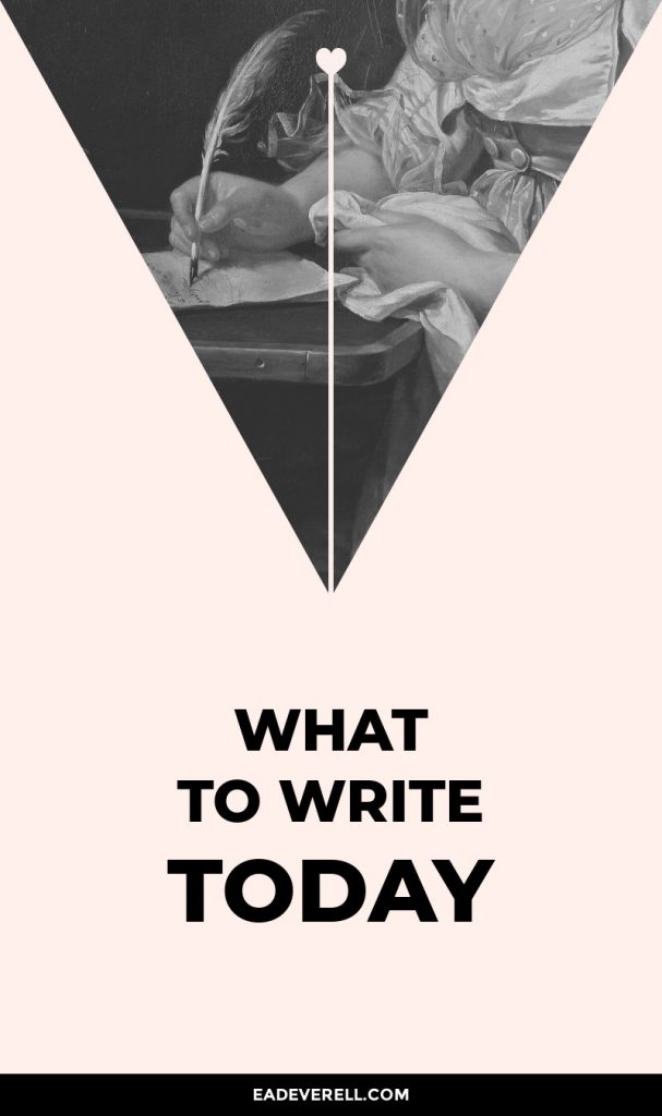 Ideas to Start Writing