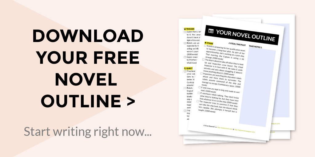 The One Page Novel Plot Formula Novel Outline Template
