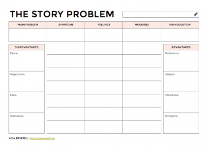Story Problem Worksheet