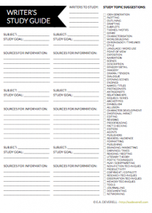 Study creative writing
