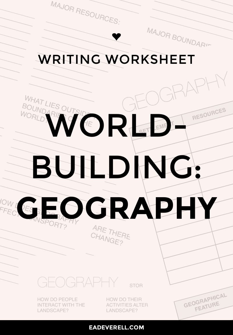 Worldbuilding geography