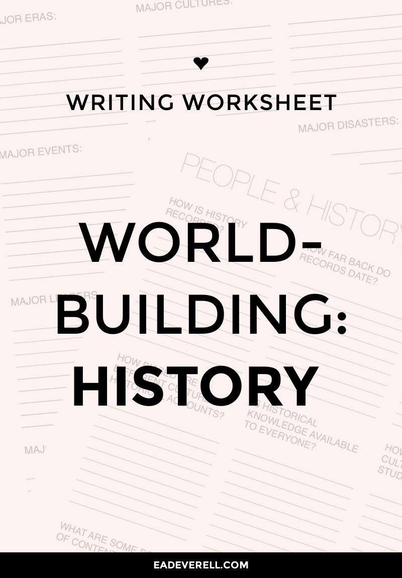 Worldbuilding History