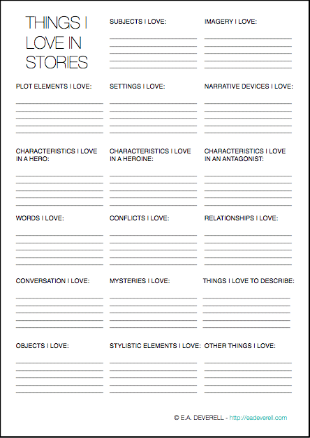 Writing Worksheet