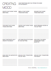 Creative Writing Worksheet