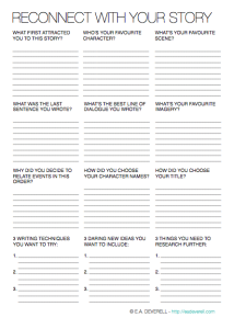 writing worksheet