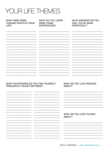writing worksheet