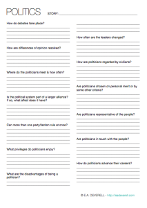 Writing Worksheet