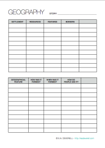 writing worksheet